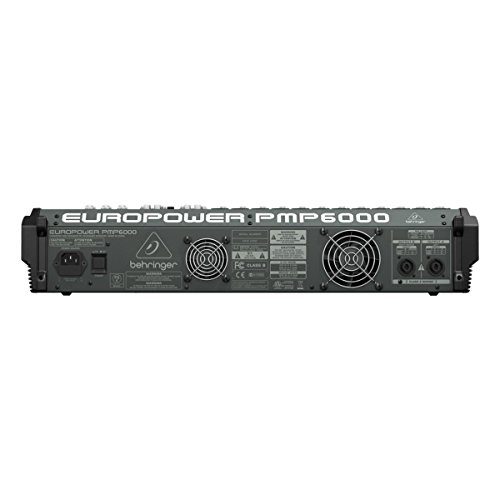 Behringer Europower PMP6000 | 1600W 20-Channel Powered Mixer Dual Multi FX Processor FBQ Feedback Detection System