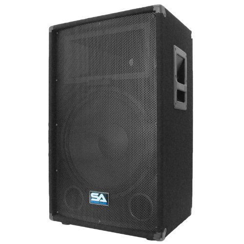 Seismic Audio - Pair of 15" PA DJ Speakers 700 Watts PRO Audio - Mains, Monitors, Bands, Karaoke, Churches, Weddings