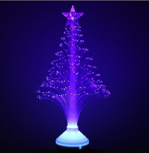 Superstar™ 3W E27 LED Fiber Optical Flower Light Stage Light Christmas Tree Beauty Lamp 85-260V Blue
