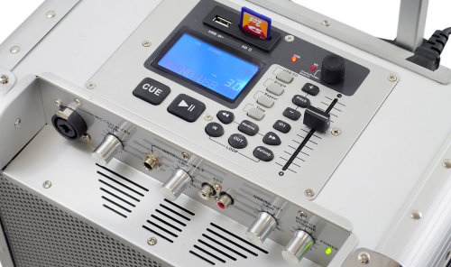 PYLE-PRO PCMX265W Battery Powered Portable PA System with USB/SD, DJ Controls, And Aux Inputs
