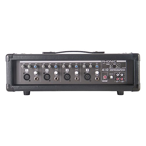 Phonic Powerpod 410 100W 4-Channel Powered Mixer with Variable Delay