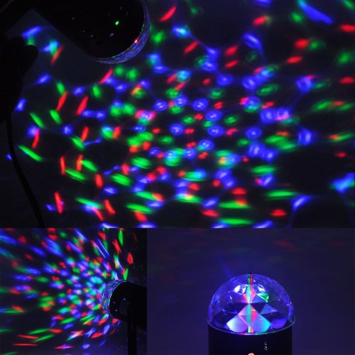 HOSL Disco DJ Stage Lighting LED RGB Crystal RAINBOW COLOR Effect light KTV Xmas Party Wedding Show Club Pub