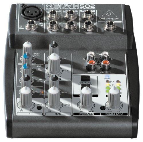Behringer XENYX502 5-Channel Mixer