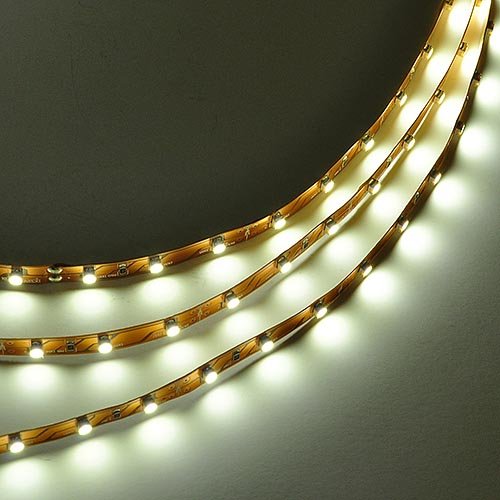 LEDwholesalers 16.4 Feet (5 Meter) Flexible LED Light Strip with 300xSMD3528 and Adhesive Back, 12 Volt, Neutral White 4000K, 2026NW