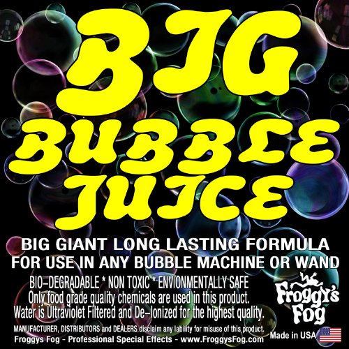 55 Gal - BIG Bubble Juice - Enormous Long-Lasting Bubble Fluid