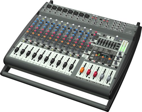 Behringer Europower PMP4000 Powered Mixer - 16 Channels, 1600 Watts with Multi-FX Processor and FBQ Feedback Detection System