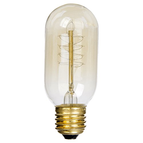 Ac 110-120V Vintage Tungsten Filament Antique Light Bulb E27 T45