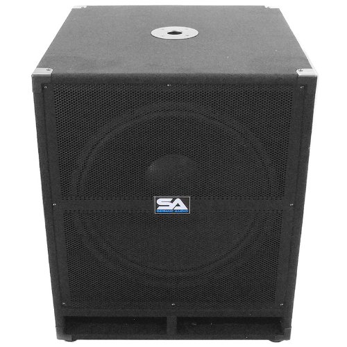 Seismic Audio Tremor_18-PW - Powered PA 18-Inch Subwoofer Speaker Cabinet