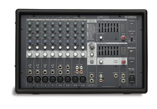 Yamaha EMX212S 8 Input Powered Mixer with 200 Dual Watt Amplifier
