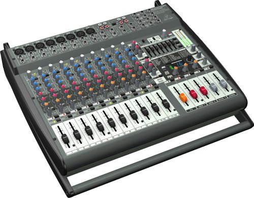 Behringer Europower PMP4000 Powered Mixer - 16 Channels, 1600 Watts with Multi-FX Processor and FBQ Feedback Detection System