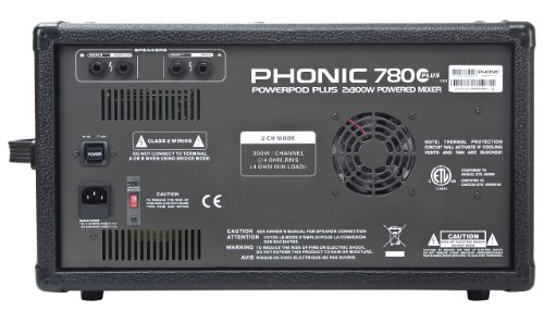 Phonic Powerpod 780 Plus 1200W 7-Channel Powered Mixer with DFX