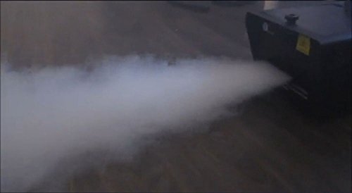1byone Low Lying Fog Machines 400 Watt 3000CFM 2 Meters Output Distance 1300ml Tank Capacity with Wireless Remote Control Fog Machine