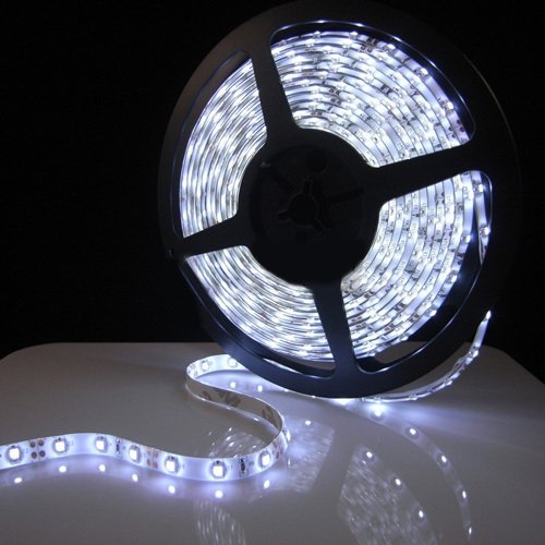 SUPERNIGHT (TM) Cool White 5M / 16.4FT 5050 SMD Flexible LED Strip Lights 300 leds or 60led/m LED Light