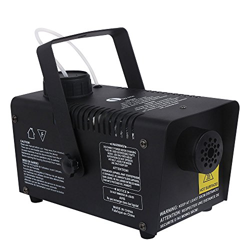 1byone Fog Machines Mini 400 Watt 2000CFM 2 Meters Output Distance 500ml Tank Capacity with