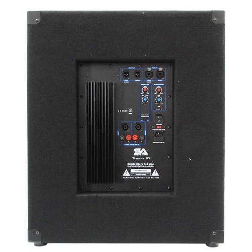 Seismic Audio Tremor_18-PW - Powered PA 18-Inch Subwoofer Speaker Cabinet