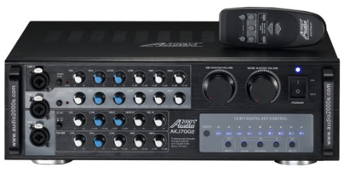 Audio2000'S AKJ7002 400-Watt 2-Channel Powered Mixer
