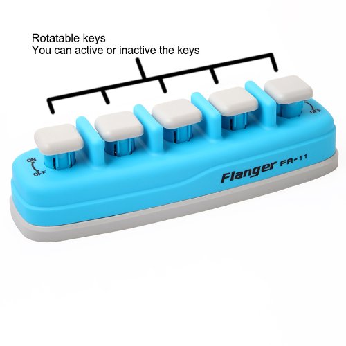 Kingzer Blue Piano Finger Exerciser Keyboard Training Professional Assistant Tool