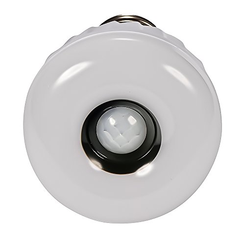 Mudder® E27 5W PIR Infrared Motion Detection Sensor & Light Sensor LED High Performance Energy Saving Warm White Light Bulb