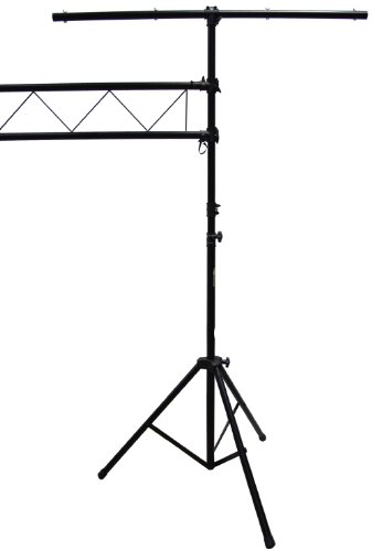 ASC Pro Audio Mobile DJ Light Stand 10 Foot Length Portable Truss Lighting System with T-Bar