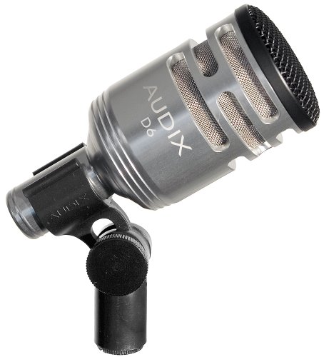 Audix D-6 Sub Impulse Kick Microphone - Brushed Aluminum Special Edition