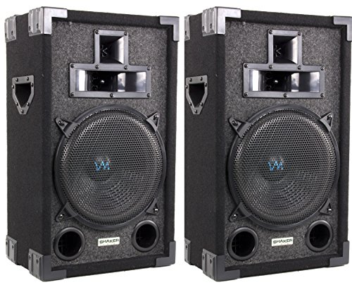 2) VM Audio DJ Passive Loud Speakers PA System