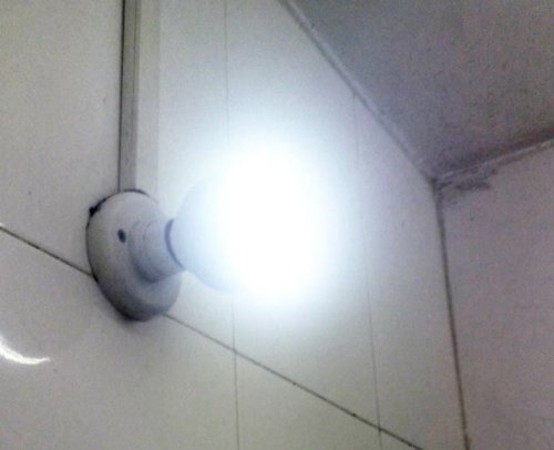 hkbayi New Hot Super White 6W E27 2835 led 24leds PIR Infrared Detector Human Sensor LED Light Lamp Bulb