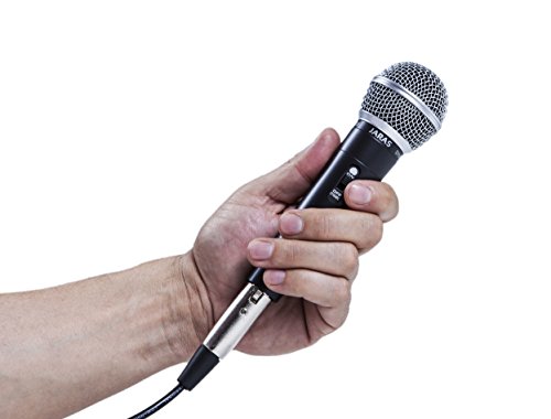 Jaras Professional Moving Coil Dynamic Handheld Vocal/Instrument/Karaoke Microphone with 13 Foot Cord