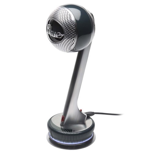 Blue Microphones NESSIE Adaptive USB Condenser Microphone, Cardioid with Full Size Studio Headphones and Microphone Pop Filter