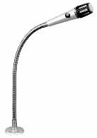 Shure 515SBG-18X Cardioid Dynamic Low Z Attached 18-Inch Gooseneck Push-To-Talk Switch