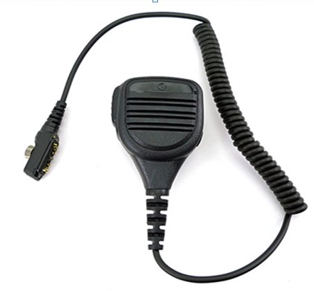 Handheld Speaker Mic with A strong swivel retaining clip on the back For HYTERA PD700/700G/780/780G/780GM/788/782