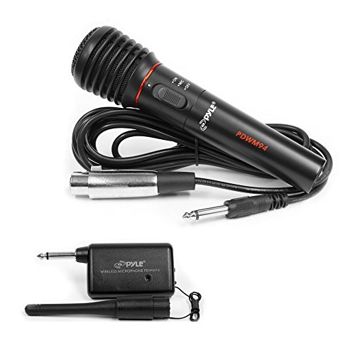 PylePro PDWM94 Dual Function Wireless/Wired Microphone System