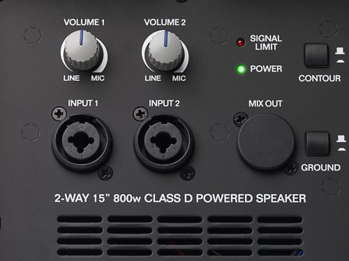 Alto Professional TS115A 15-Inch Active 2-Way PA Loudspeaker with Built-In Mixer