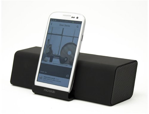 Microlab MD212 Bluetooth Wireless Portable Stereo Speaker w/ Hands-free Speakerphone for Tablet, Smartphone and Notebook(Black)