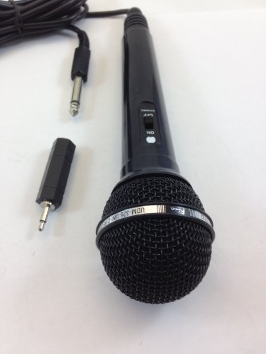 FICO UNI-DIRECTIONAL MICROPHONE, 1/4" MIC CABLE WITH 3.5 MONO ADAPTER