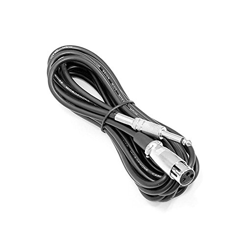 Retro Style Dynamic Vocal Microphone with Cable Black