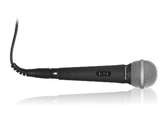 RadioShack Black Chromatic Plated Super-Cardioid Dynamic Microphone 33-3043