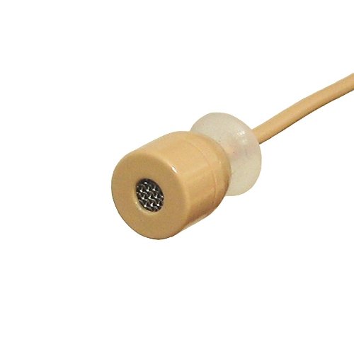 U-Voice UVS70D H4P Detachable Mini Headset Microphone for Audio Technica (Tan Color)