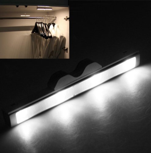 hkbayi New Auto Shaking 4 LED Sensor Light Motion Detector Drawer locker Saving Energy Light Lamp