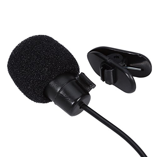Neewer 3.5mm Hands Free Computer Clip on Mini Lapel Microphone (3X Lapel Microphone)