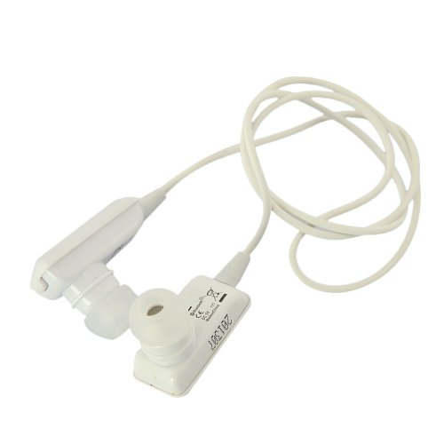 DBPOWER® White Handsfree Bluetooth A2DP Music Earbud Headphones for iPhone 4 4s 5 iPad mini iPad 1 2 3 4 Galaxy S 1 2 3 4 Note 1 2 HTC one M7 Sony L36h Nokia Lumia 920 and other Bluetooth Phone Tablet PC