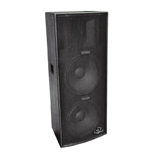 PylePro PPAD102 Dual 10-Inch Heavy Duty 3-Way Speaker Cabinet