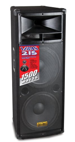 DJTECH VEGAS215 -Watt - Channel Unpowered Speaker Cabinet