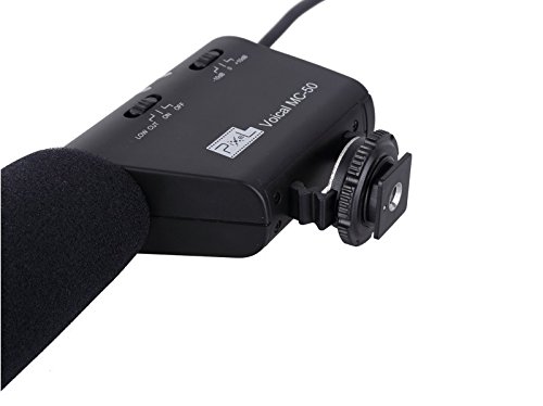 BW® MC-50 DSLR Camera Photography Interview Mounted Shotgun MIC Microphone for Canon Nikon Sony Blackmagic Camera DV Camcorder