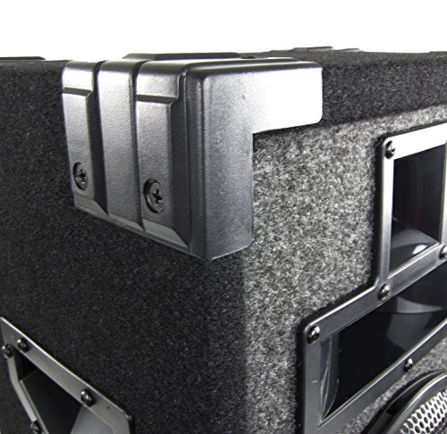 Two VM Audio VAS4210P 2200 Watt 4-Way Dual 10" DJ Loud Speakers System (Pair)