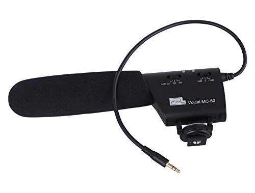 BW® MC-50 DSLR Camera Photography Interview Mounted Shotgun MIC Microphone for Canon Nikon Sony Blackmagic Camera DV Camcorder