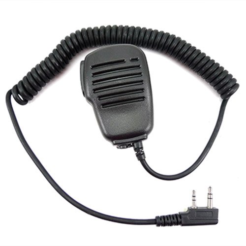 Handheld Speaker Mic 3.5mm headphone jack Mic Microphone for 2 PIN Kenwood Baofeng HYT Puxing Quansheng Weierwei Wouxun Linton Radio TK-3206 TK-2207 TK-3207 TK-3202 TK-2312 TK-3301 etc.