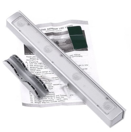 hkbayi New Auto Shaking 4 LED Sensor Light Motion Detector Drawer locker Saving Energy Light Lamp