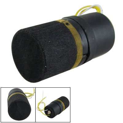 80Hz-14KHz 600 Ohms Replacement Mic Microphone Cartridge PS-D27 Black