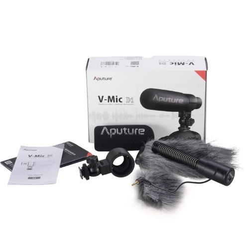 Aputure V-Mic D1 Directional Condenser Shotgun Microphone for Canon Nikon Sony