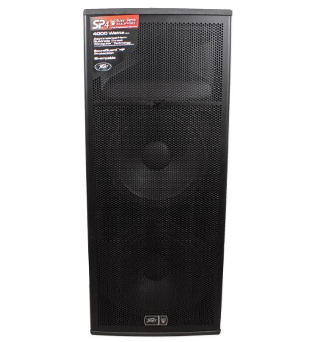 Brand New Peavey SP4BX 15" 3-Way 4000 Watt Peak/1000 Watt RMS Pro Audio Full-Range Speaker Systems with Sound GuardTM III Tweeter Protection and Bi-amp Capability